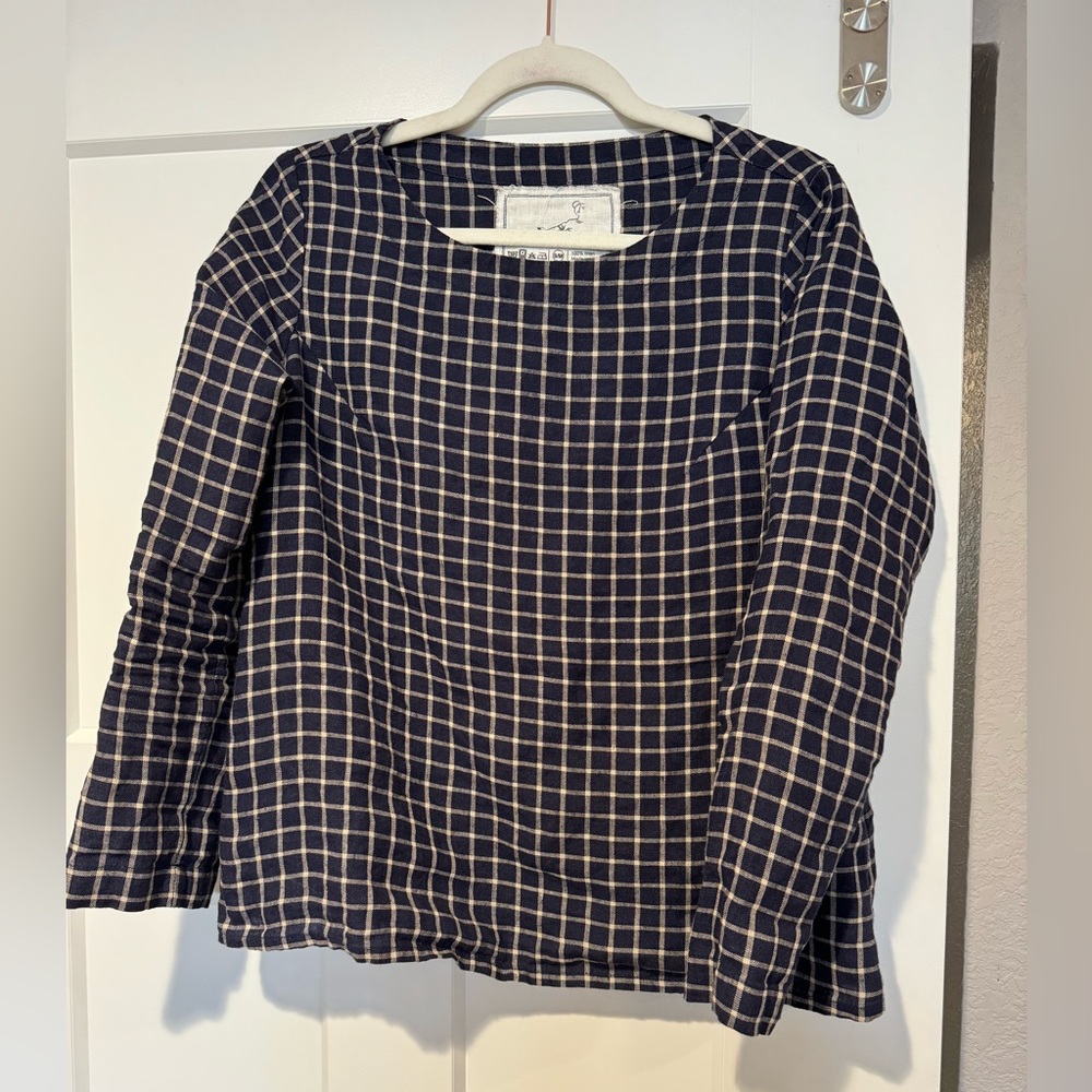 NPL Davos-2 Long Sleeve Linen Top size S/M